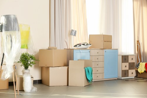 Moving team handling household removals in Hatch End