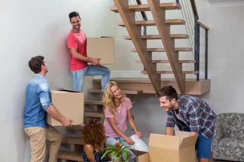 Removal team planning a house move in Hatch End