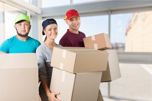Careful moving of furniture from a local Hatch End property