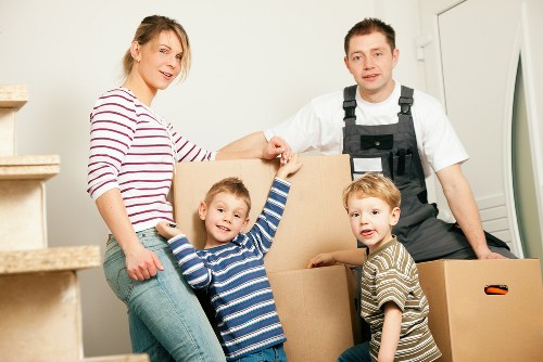 Professional moving van support for local property moves