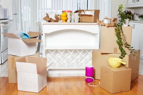 Cardboard, metals, and household materials sorted for recycling