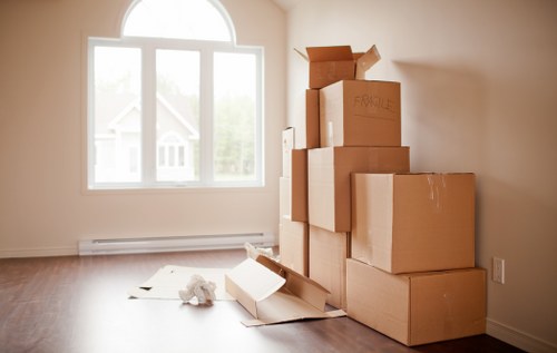 Unpacking service helping set up a new home after a Hatch End move